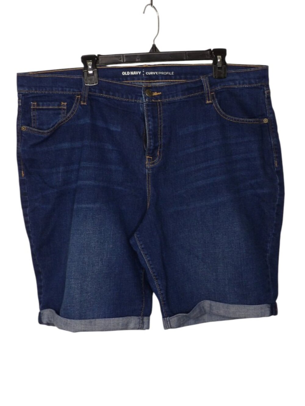 Old Navy Curvy Denim Bermuda Shorts Plus Size 18